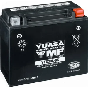 Yuasa Battery – 18 Amps. Wet (YTX20L-BS) 410301203